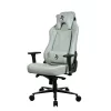 Fotel gamingowy Arozzi Vernazza SoftFabric Pearl zielony — ergonomiczny fotel gamingowy, miękka tkanina