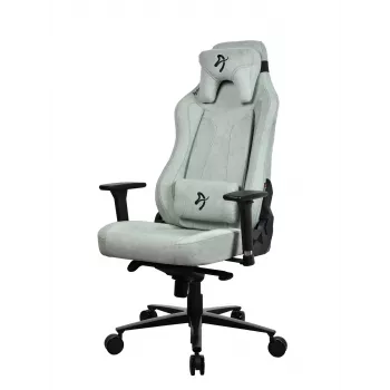 Fotel gamingowy Arozzi Vernazza SoftFabric Pearl zielony — ergonomiczny fotel gamingowy, miękka tkanina