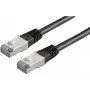 Patch Cord ROLINE S/FTP (PiMF) Kat.6 10,0 m Czarny