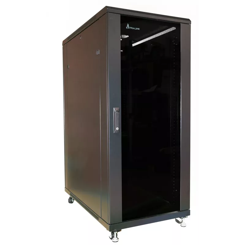 Wolnostojący stelaż Extralink Rackmount cabinet 37U 600x600 Czarny