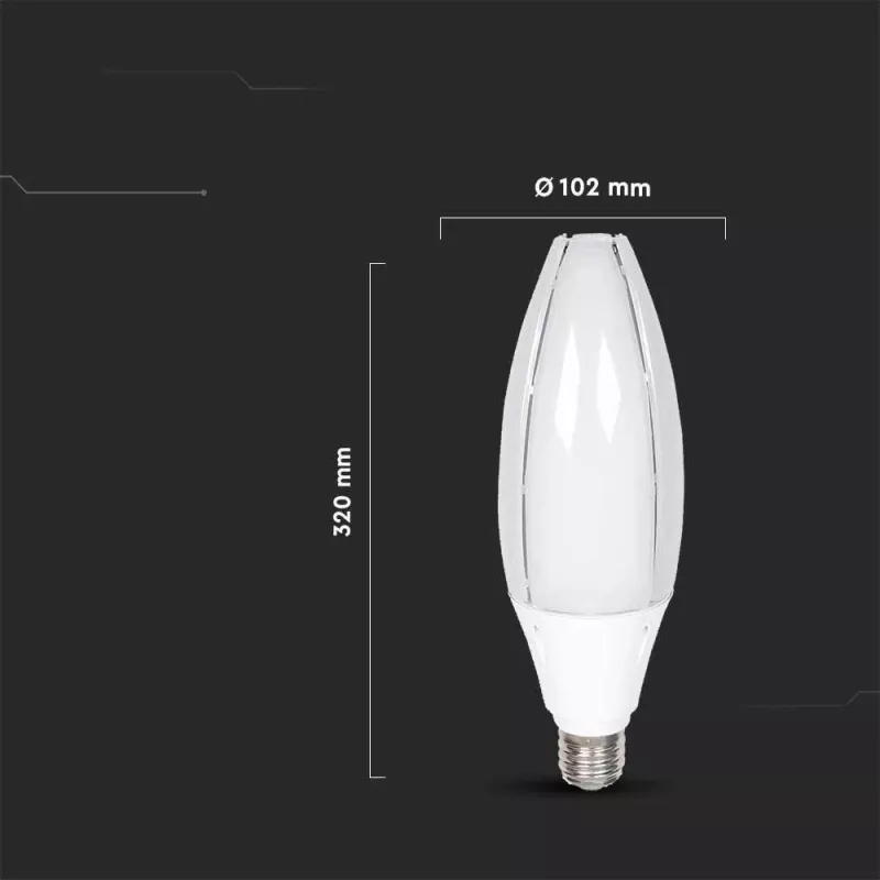 Żarówka LED V-TAC VT-260 SAMSUNG CHIP 60W E40 4000K 6500lm (SKU 21187) Biała