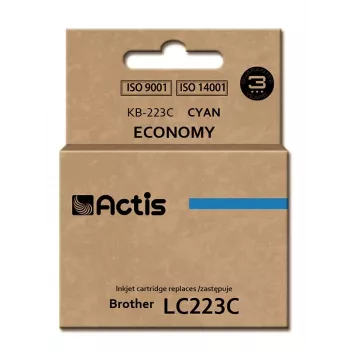 Tusz Actis KB-223C (zamiennik Brother LC223C; Standard; 10 ml; cyjan)