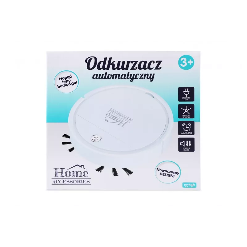Robot cleaner Artyk 171024 kompaktowa konstrukcja mocne ssanie
