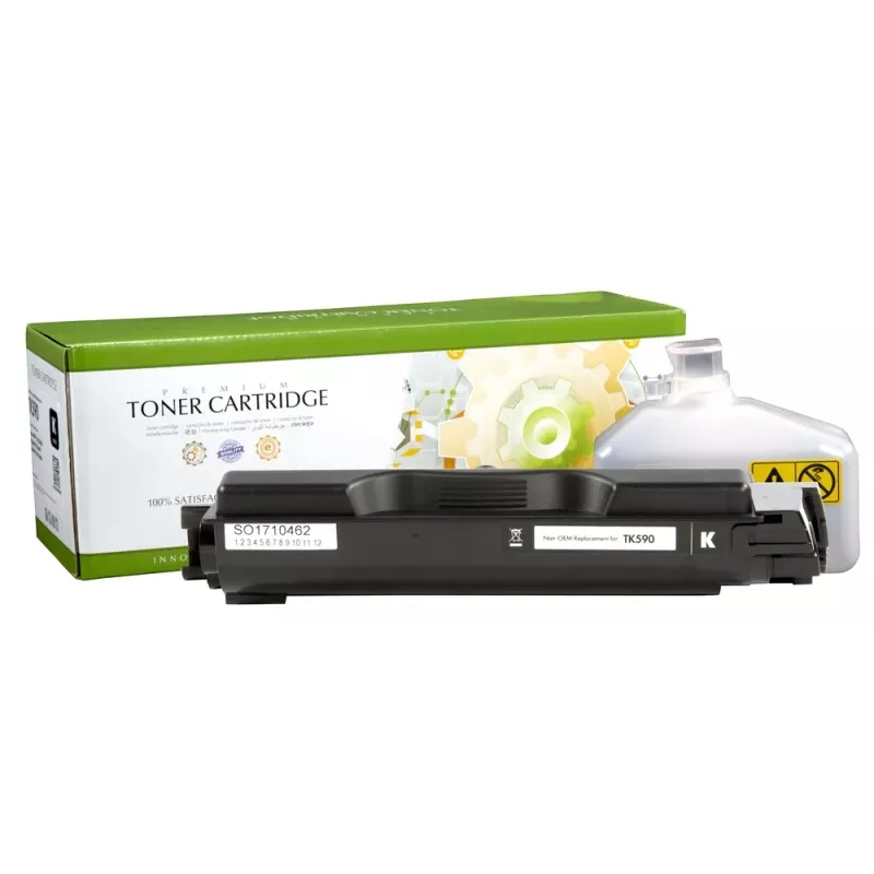 STATIC kaseta z tonerem kompatybilny z Kyocera TK-590K Czarny Kompatybilny 7.000 stron