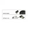 Mysz DeLOCK 12528 RF bezprzewodowa optyczna 1000 DPI