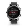 Garmin Fenix E 3.3 cm (1.3) AMOLED 47 mm Cyfrowy 416 × 416 pikseli Ekran dotykowy Stal nierdzewna Wi-Fi GPS (satelitarny)