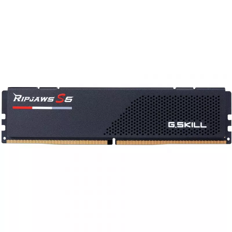 G. Skill Ripjaws S5 64 GB (2x 32 GB) DDR5 6000 MHz Dwukanałowy zestaw pamięci do komputerów stacjonarnych, czarny