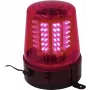 Lampa policyjna LED EUROLITE 108 LED czerwona — ostrzegawcza lampa pojazdu uprzywilejowanego, 108 czerwonych LED
