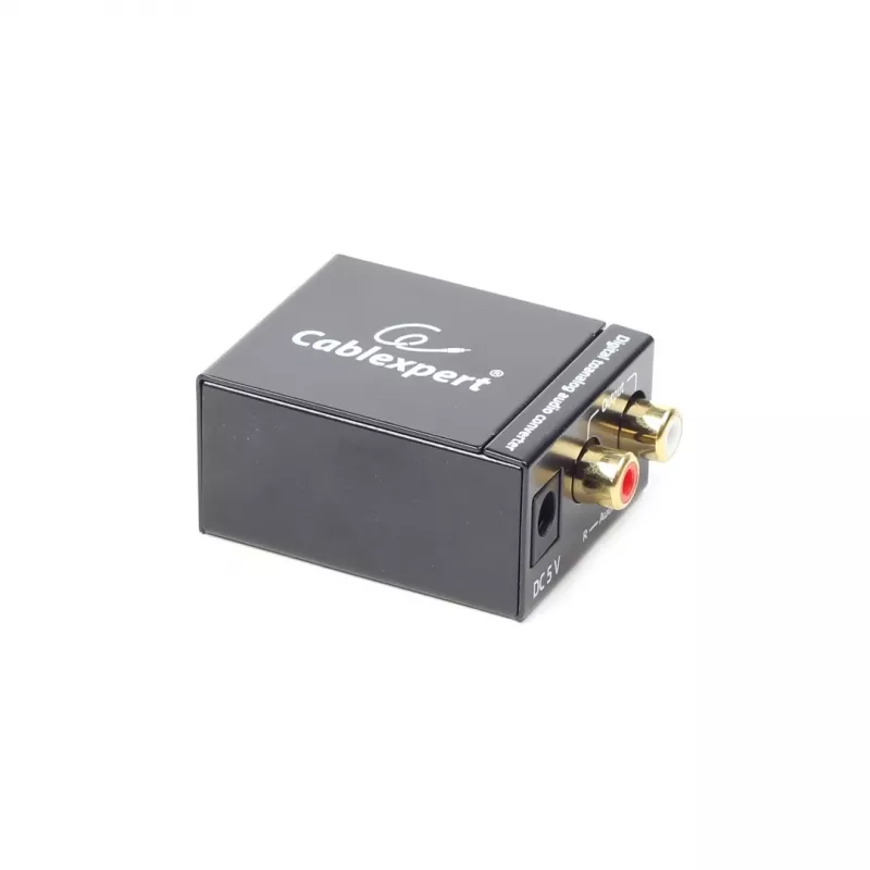 Gembird DSC-OPT-RCA-001 konwerter audio Czarny