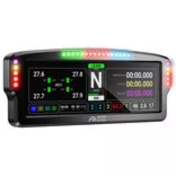 Ascher Racing Dashboard, 7,85-calowy ekran dotykowy LCD, 26 diod RGB-LED - czarny (76080089)