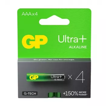 Baterie alkaliczne LR03 /AAA GP ULTRA+ 4 szt.