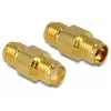 DeLOCK - Adapter antenowy - SMA (W) - SMA (W) (88478)
