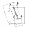 Podstawka pod terminal płatniczy Sbox POS SWIWEL PTM-03