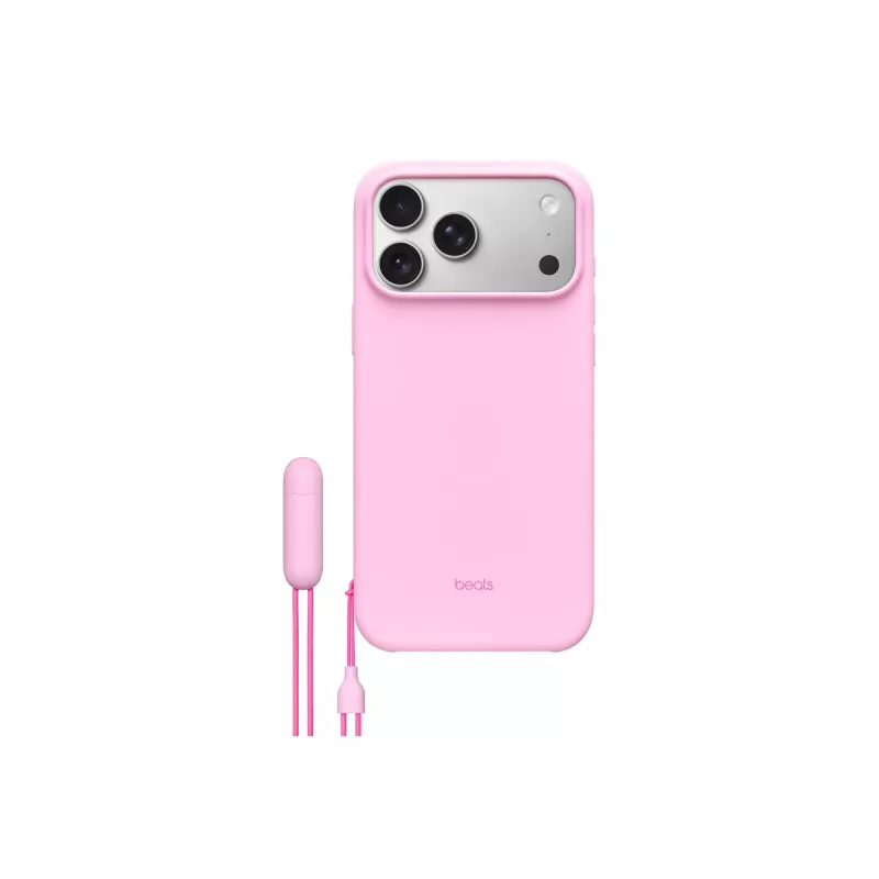 Etui Beats iPhone 17 Pro Max z podstawką i MagSafe oraz sterowaniem aparatem – Pebble Pink