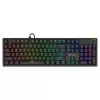 Klawiatura mechaniczna dla graczy SAVIO STYX Outemu niebieski Hot-Swap RGB USB QWERTY US International Czarna 104-klawiszowa pełnowymiarowa