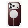 Etui na telefon Nomad Modern Leather Folio dla Apple iPhone 17 Pro, 6,3 cala (16 cm), skóra bordowa