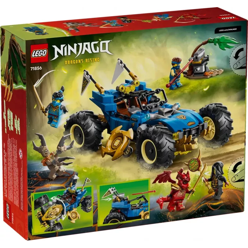 LEGO NINJAGO 71856 Transformujący się samochód Jaya