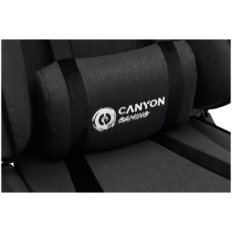 Canyon FCH01 - Crest - krzesło gamingowe z pokryciem z tkaniny - szary