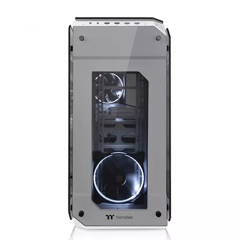 Case View 71 Riing Tempered Glass E-ATX Full Tower - Snow Edition