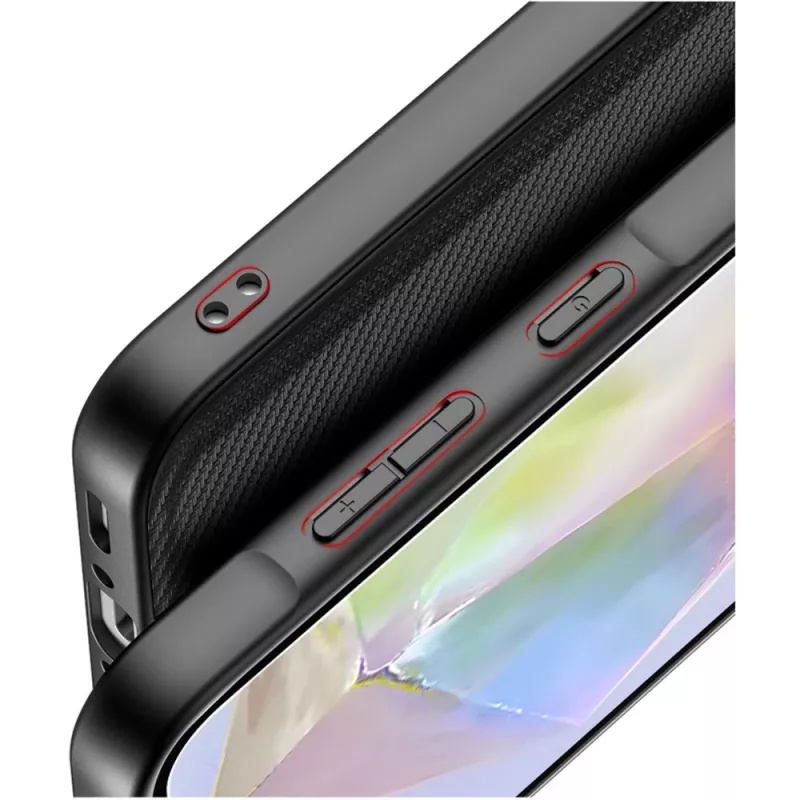 StyleShell NYLO, etui na telefon czarne, Samsung Galaxy A36 5G