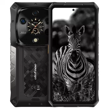Wzmocniony smartfon UleFone Armor 28 Ultra 5G — 16 GB RAM, 1 TB pamięci, czarny
