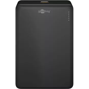 Goobay Magnetyczny Bezprzewodowy Power Bank | 70183 | 10000 mAh | USB-C | Czarny