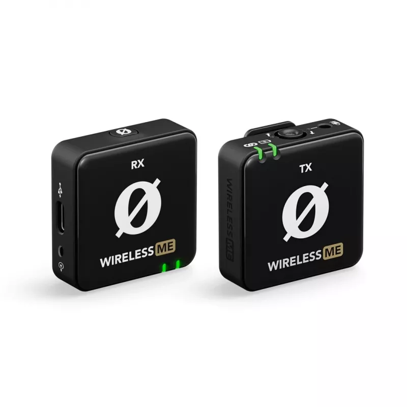 WIME RODE WIRELESS ME Dwukanałowy Bezprzewodowy System Mikrofonowy dla Vlogerów i Podcasterów