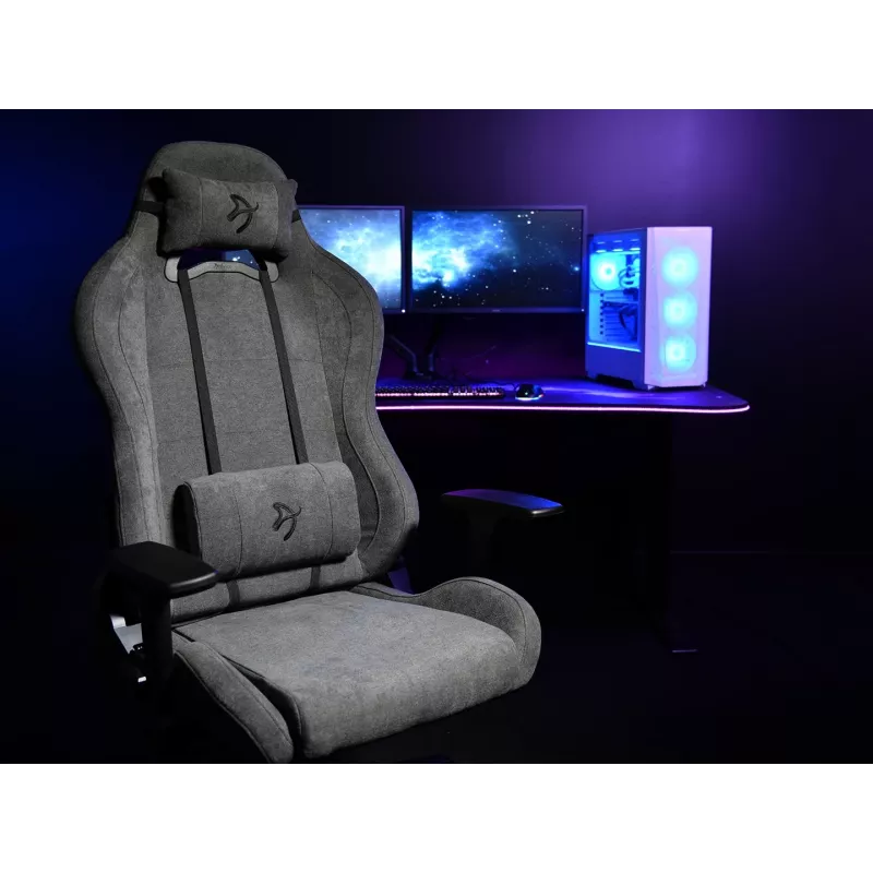 Krzesło gamingowe Arozzi Torretta SoftFabric ASH Ergonomic Design Adjustable