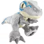 Jurassic World, niebieski, pluszowa zabawka szaro-niebieska, 30 cm