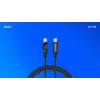 Kabel Savio USB-C - USB-C CL-174 1m czarny USB 3.2 Gen 1