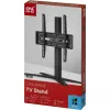 Podstawa stołowa One For All Base TV Holder SOLID – Odpowiednia dla wszystkich typów telewizorów od 32 do 65 cali – LCD/LED/Plazma/OLED/QLED – obrót (90°), pochylenie (15°) – Regulacja wysokości – VESA 60