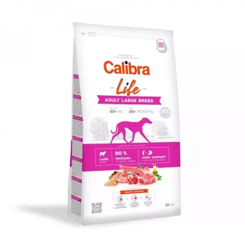 Sucha karma dla psa Calibra Life Adult Large Breed jagnięcina 12 kg — 25–45 kg, 25% białka, 14% tłuszczu