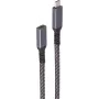 shiverpeaks ®-BASIC-S--Przedłużacz USB-C, 3.2, PD, tekstylny, 0,5 m (BS14-74003)
