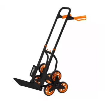 Składany wózek schodowy NEO tools 84-402, ręczny wózek transportowy, udźwig 150 kg