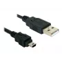 Kabel USB DeLOCK 82252 USB 2.0 1.5m USB A Mini-USB B Czarny