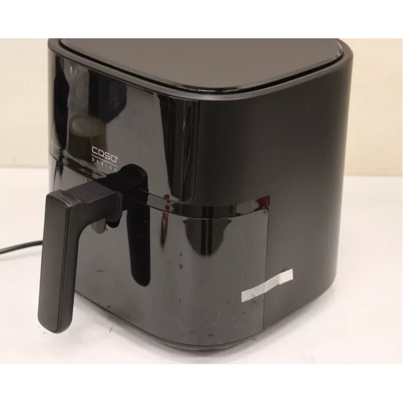 Frytownica beztłuszczowa Caso Designer AirFry 6.0, pojemność 6 L, czarna | Caso Designer Air Fryer | AirFry 6.0 | Moc 1700 W | Pojemność 6 L | Czarny | USZKODZONE OPAKOWANIE, MAŁE WGNIECENIE Z BOKU