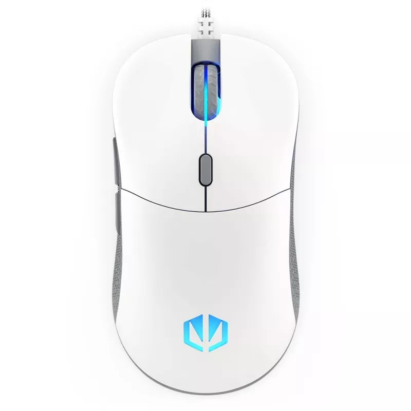 ENDORFY GEM Plus Onyx Biały mysz Gaming Praworęczna USB Type-C Optyczna 19000 DPI