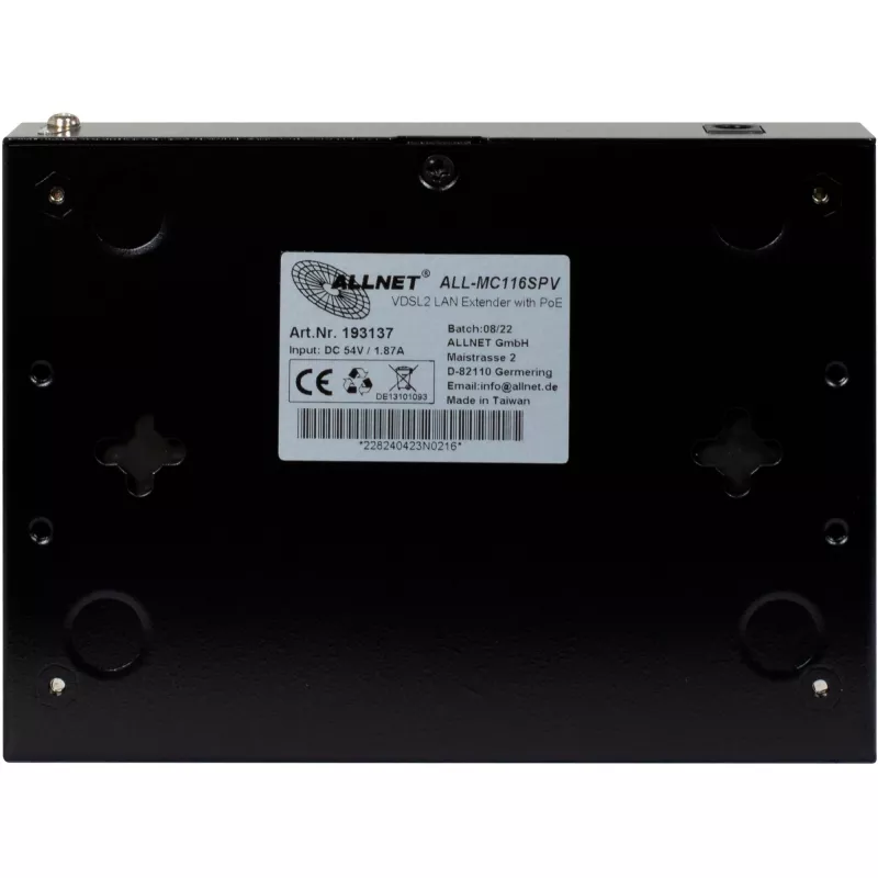 Router ALLNET ALL-MC116SPV-VDSL2 No Wi-Fi IEEE 802.3ab