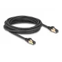 Kabel sieciowy DeLOCK RJ45 Cat.6A męsko-męski S/FTP 5m Czarny