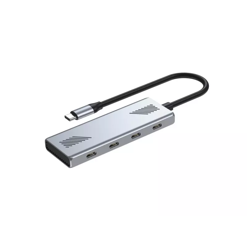 Koncentrator USB-C 3.2 Gen 2 z 4 portami firmy GEMBIRD UHB-CM-U310-C4-01