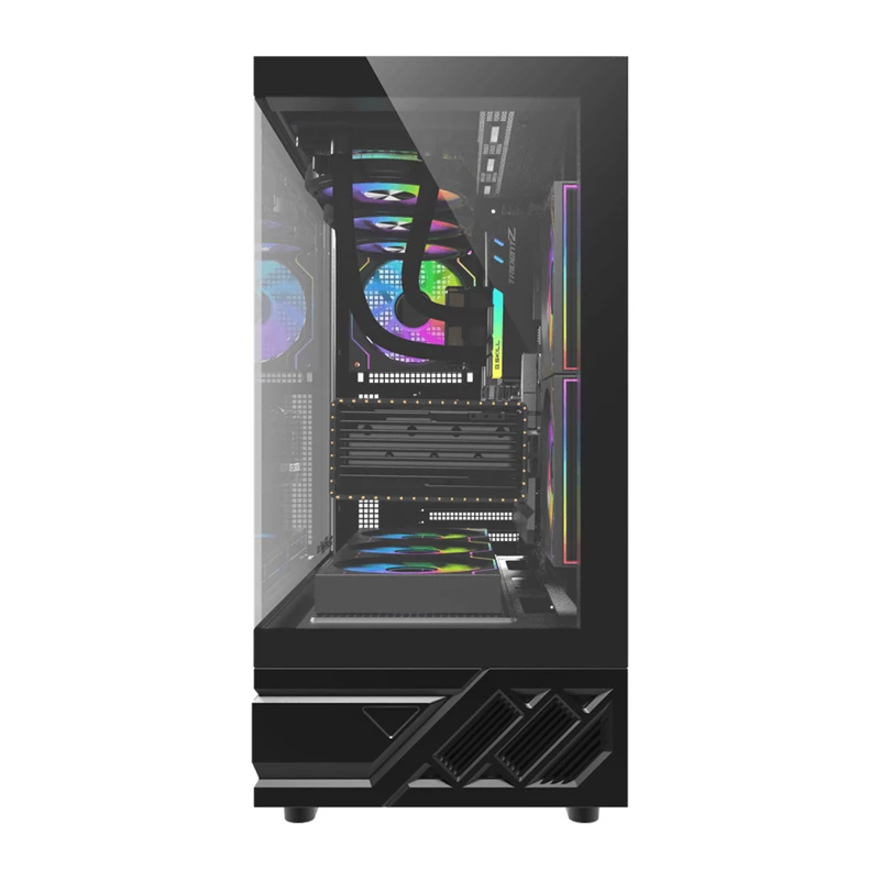 Obudowa komputerowa DarkFlash DS950 (czarna) — kompatybilna ze standardem mid-tower ATX