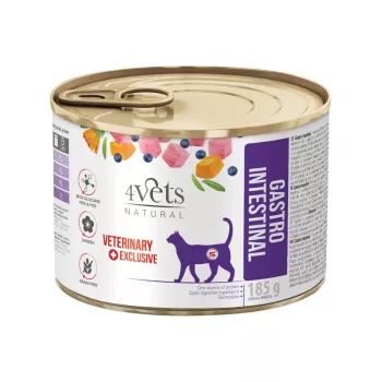 4VETS Natural Gastro Intestinal Cat - mokra karma dla kota - 185 g