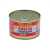 Świeca survivalowa awaryjna FULER HASKE Pro MAXI 410 g — naturalny wosk sojowy, 72 h czas palenia, 99 mm × 65 mm, puszka stalowa