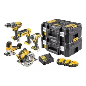 Zestaw narzędzi akumulatorowych DeWALT DCK500P3T-QW, 18V, 3 akumulatory