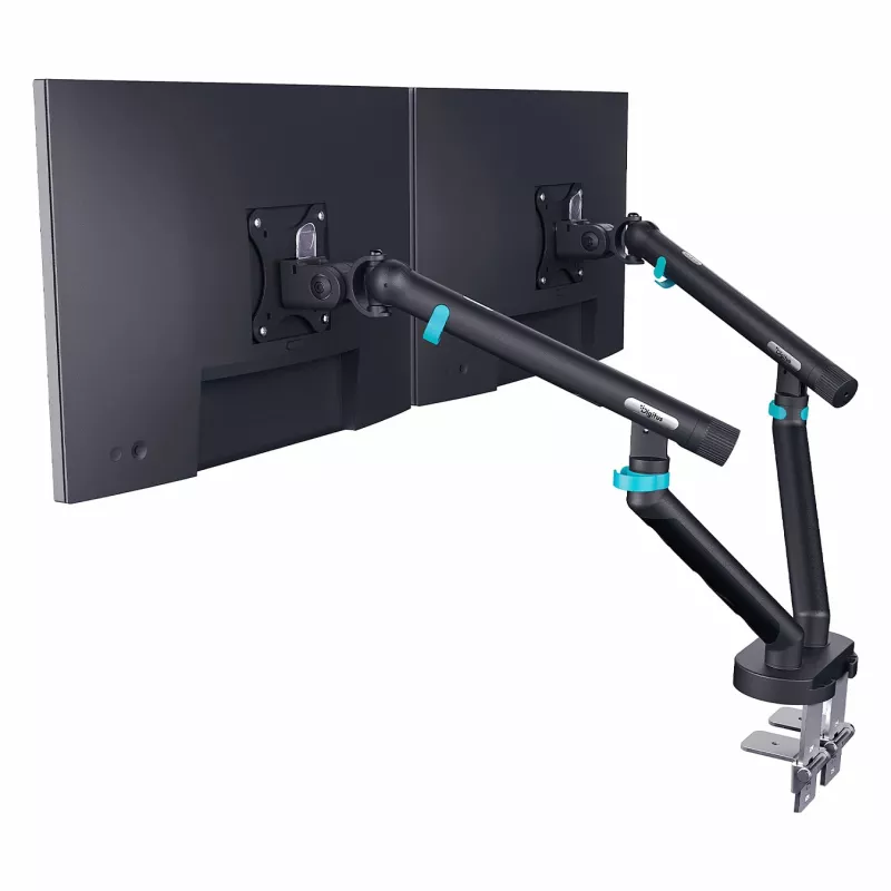 Uchwyt do monitorów DIGITUS Dual na 2 ekrany 35 cali, zacisk