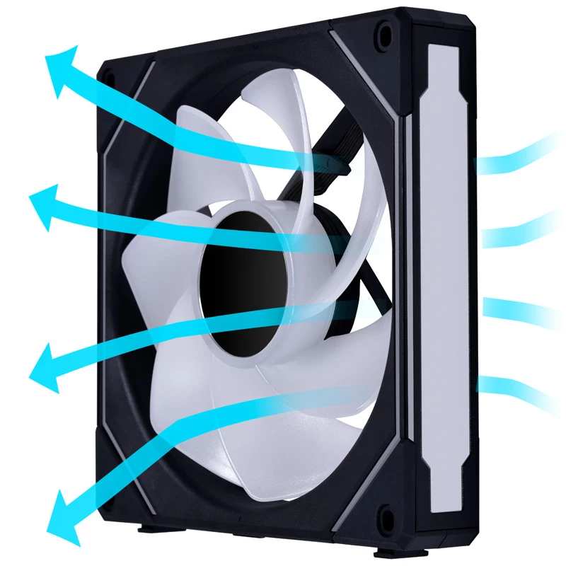 Wentylator obudowy 140 mm Lian Li UNI FAN SL-INF Reverse Blade RGB, model UF-RSLIN140-1B