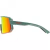 Multi-sport glasses UVEX sportstyle 235 — Unisex, semi-rimless frame, zielony/czerwony