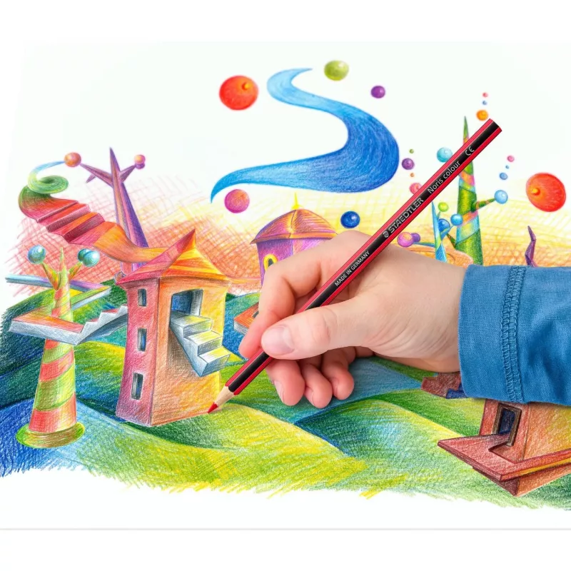 Kredki kolorowe Staedtler Noris colour 185 Wielokolorowe 24 szt.