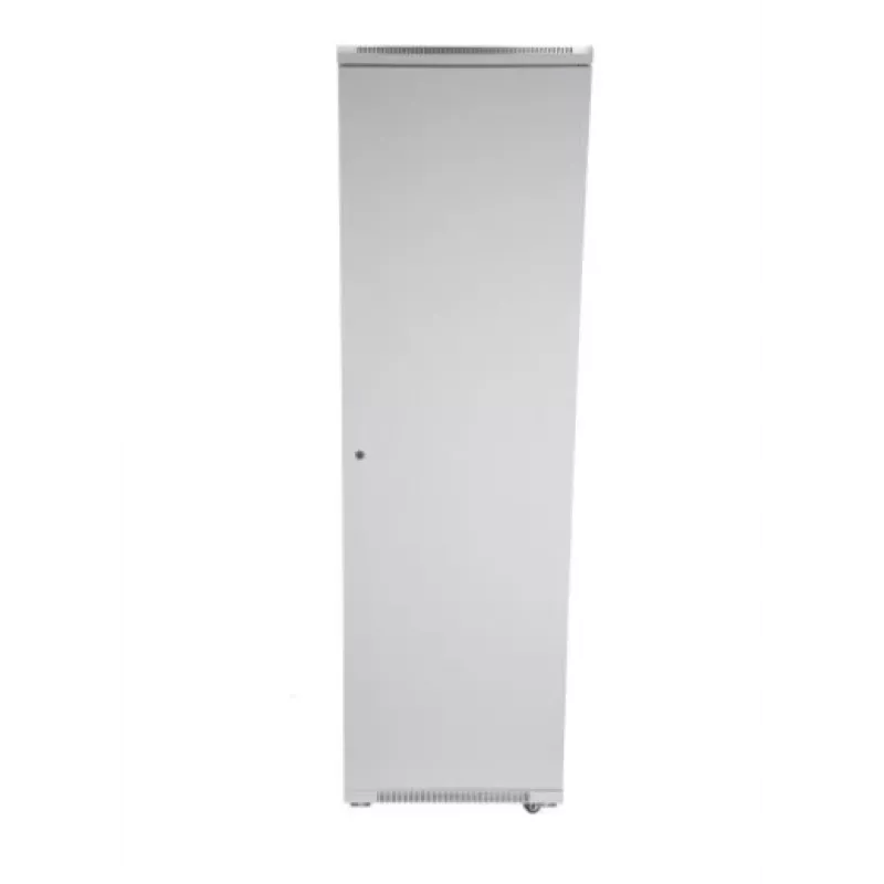 SOMI Networks | 37U, 19″ wolnostojąca szafa rack | 37U-60/60NAC | Szary | Maks. obciążenie 800kg; zdejmowane i zamykane panele boczne; szklane drzwi; nieskładana | Głębokość: 60 cm