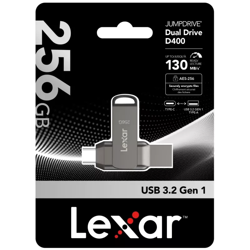 Pendrive Lexar 256 GB USB Type-C LJDD400256G-BNQNG